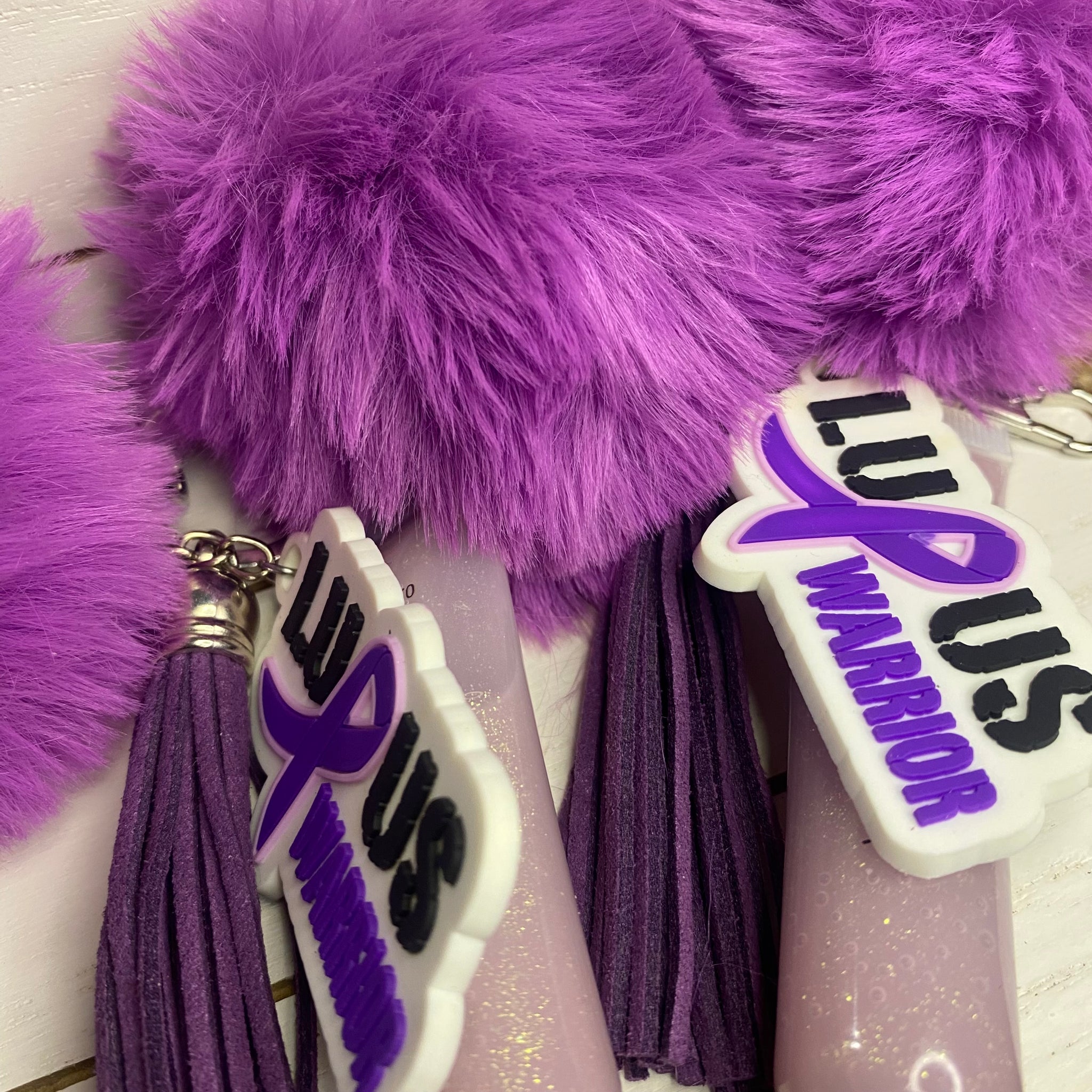 Lupus Warrior Keychain Lip Gloss