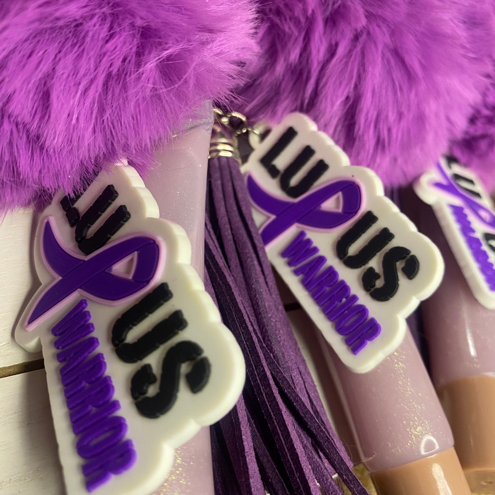 Lupus Warrior Keychain Lip Gloss