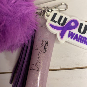 Lupus Warrior Keychain Lip Gloss