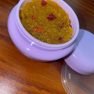 Golden Strawberri lip scrub